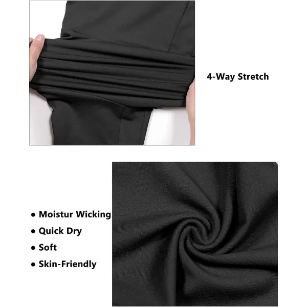 Little Donkey Andy Men's Jogger Pants Sweatpants with Zipper Pockets Tapered Athletic Pants for Men Running, Gym, Workout