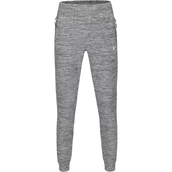 Little Donkey Andy Men's Jogger Pants Sweatpants with Zipper Pockets Tapered Athletic Pants for Men Running, Gym, Workout