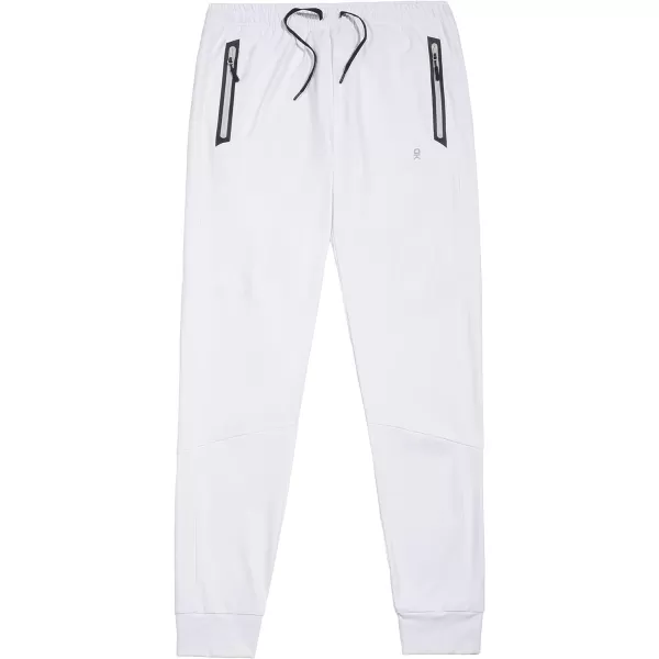 Little Donkey Andy Men's Jogger Pants Sweatpants with Zipper Pockets Tapered Athletic Pants for Men Running, Gym, Workout