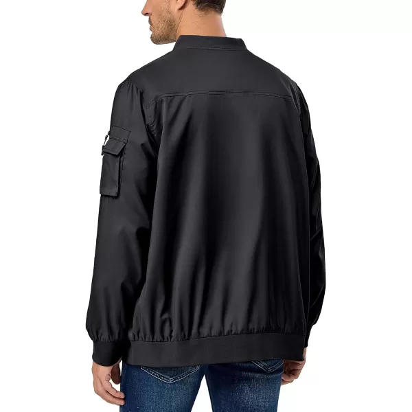 Little Donkey Andy Men's Lightweight Bomber Jacket Windproof Water Resistant Windbreaker for Golf Hiking
