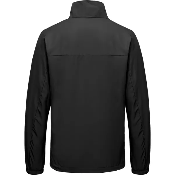 Little Donkey Andy Men’s Lightweight Breathable Windbreaker Golf Jacket UPF50+ Windproof Outdoor Running Coat