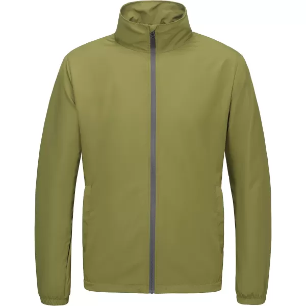 Little Donkey Andy Men’s Lightweight Breathable Windbreaker Golf Jacket UPF50+ Windproof Outdoor Running Coat