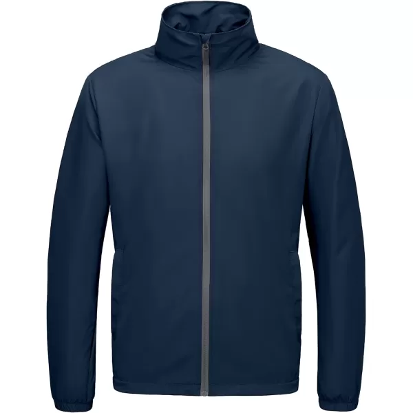 Little Donkey Andy Men’s Lightweight Breathable Windbreaker Golf Jacket UPF50+ Windproof Outdoor Running Coat