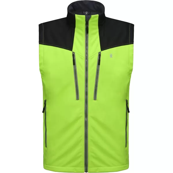 Little Donkey Andy Men's Lightweight Fleece Lined Outdoor Vests Windproof Sleeveless Jackets for Hiking Travel Golf