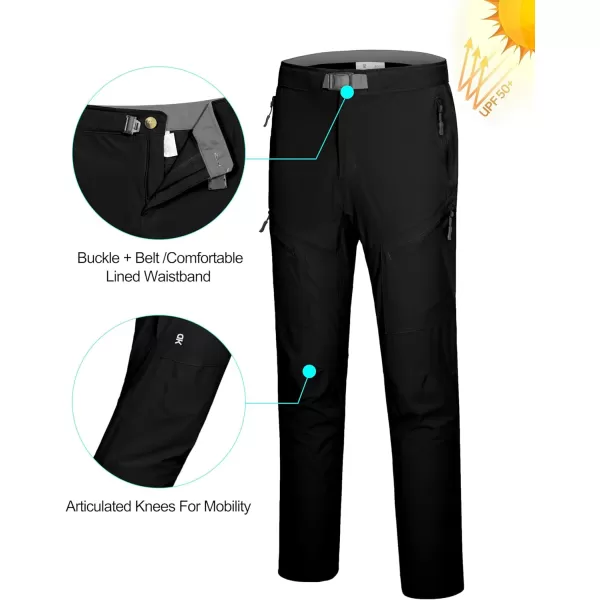 Little Donkey Andy Men's Lightweight Hiking Pants, UPF 50 Quick Dry Outdoor Pants with Zipper Pockets for Work Travel