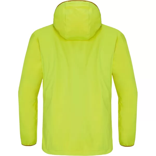 Little Donkey Andy Men's Lightweight Hooded Softshell Jacket for Running Travel Hiking, Windproof, Water Repellent