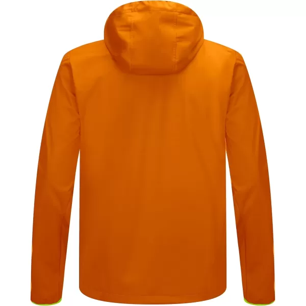 Little Donkey Andy Men's Lightweight Hooded Softshell Jacket for Running Travel Hiking, Windproof, Water Repellent