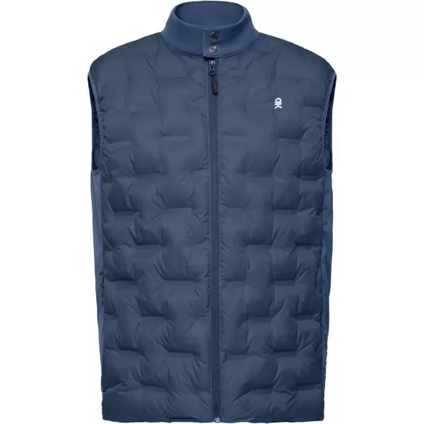 Little Donkey Andy Men's Lightweight Puffer Vest, Outdoor Windproof Sleeveless Jacket for Hiking Travel Golf
