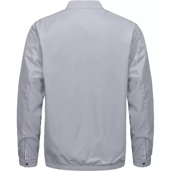 Little Donkey Andy Men's Lightweight Reversible Bomer Jacket Windproof Water Repellent Coat Running Golf