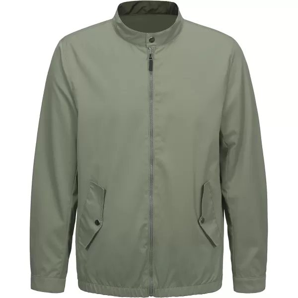 Little Donkey Andy Men's Lightweight Reversible Bomer Jacket Windproof Water Repellent Coat Running Golf