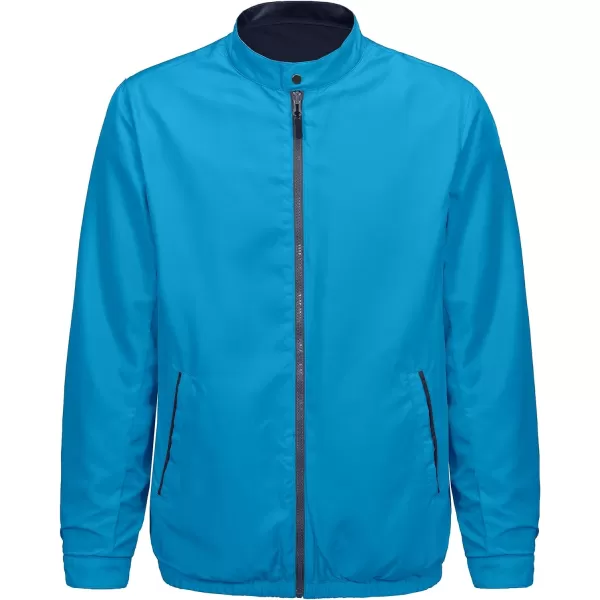 Little Donkey Andy Men's Lightweight Reversible Bomer Jacket Windproof Water Repellent Coat Running Golf
