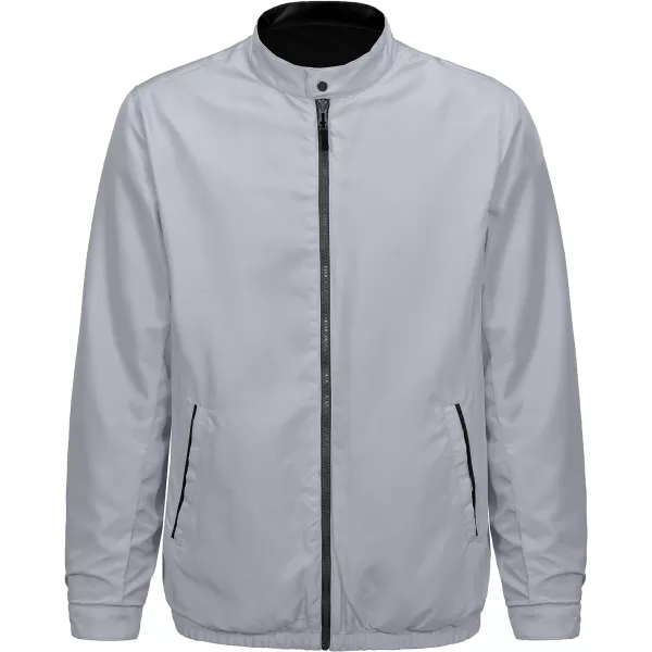 Little Donkey Andy Men's Lightweight Reversible Bomer Jacket Windproof Water Repellent Coat Running Golf