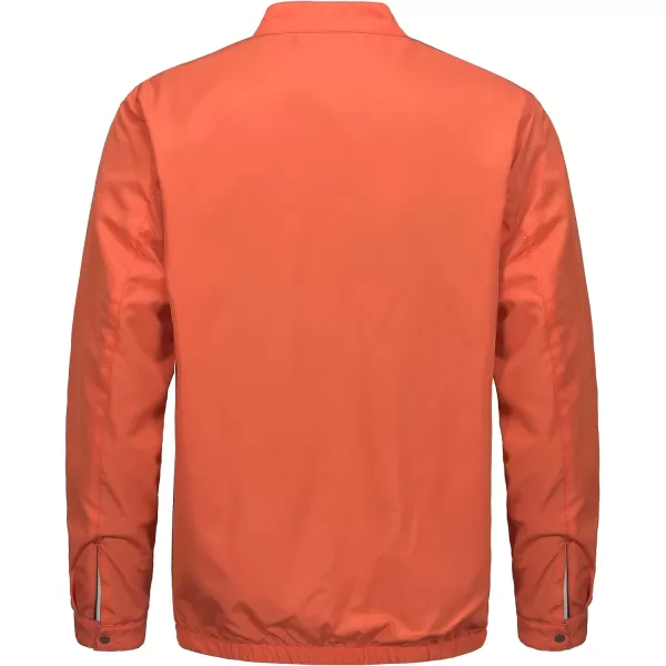 Little Donkey Andy Men's Lightweight Reversible Bomer Jacket Windproof Water Repellent Coat Running Golf