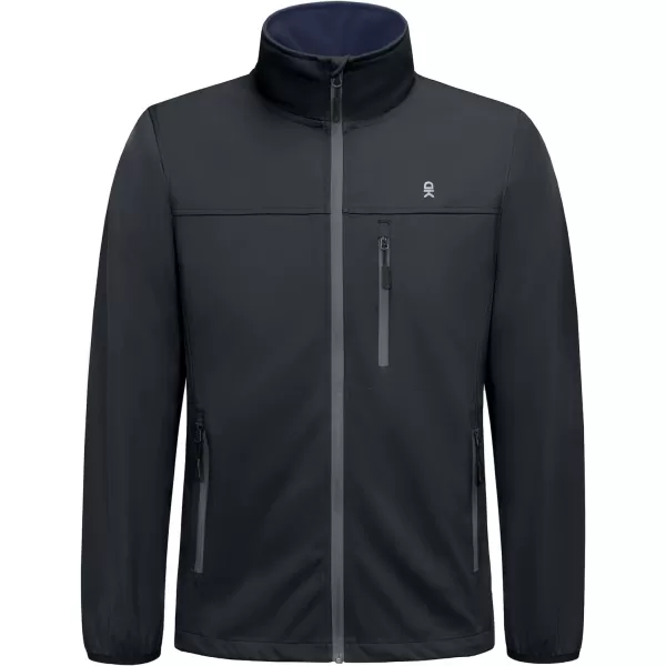 Little Donkey Andy Men's Lightweight Softshell Jacket Windbreaker for Running Travel Hiking, Windproof, Water Repellent