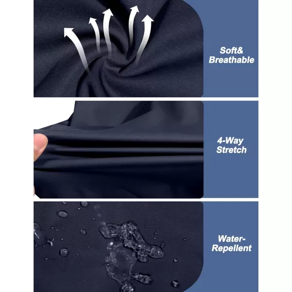 Little Donkey Andy Men's Lightweight Softshell Jacket Windbreaker for Running Travel Hiking, Windproof, Water Repellent