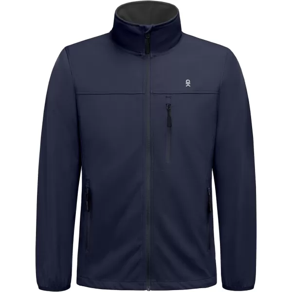 Little Donkey Andy Men's Lightweight Softshell Jacket Windbreaker for Running Travel Hiking, Windproof, Water Repellent
