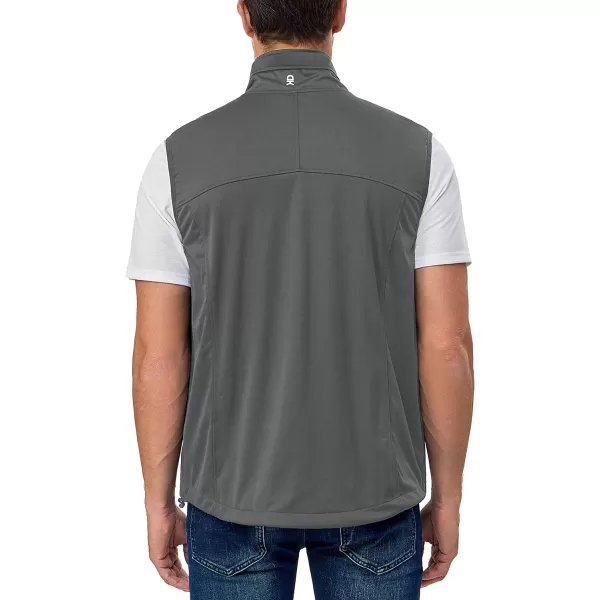 Little Donkey Andy Men's Lightweight Softshell Vest, Windproof Sleeveless Jacket for Running, Hiking, Cycling, Golf