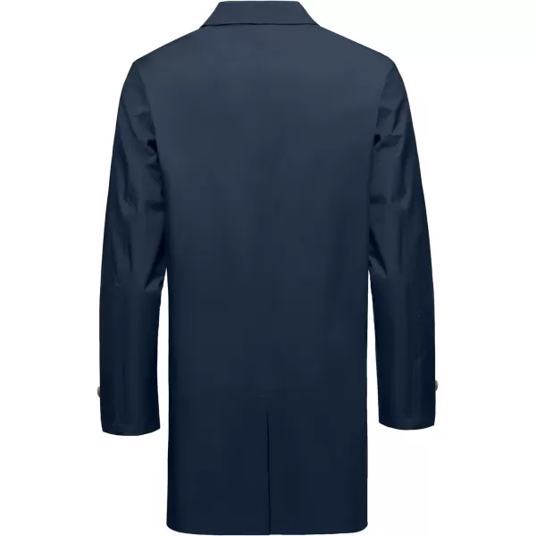 Little Donkey Andy Men's Long Waterproof Trench Coat Lightweight Windproof Rain Jacket Windbreaker Hiking Travel Camp