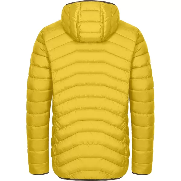 Little Donkey Andy Men's Packable Puffer Jacket Lightweight Hooded Windproof Winter Coat with Recycled Insulation