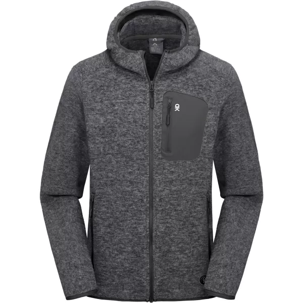 Little Donkey Andy Men's Running Jacket Warm Fleece Hooded Hiking Golf