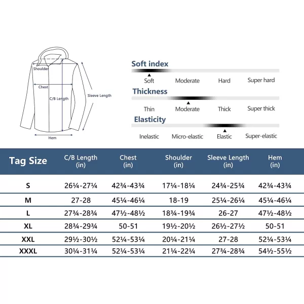Little Donkey Andy Men's UPF 50+ Sun Protection Jacket Full Zip Lightweight Hoodie Summer Shirts for Hiking Fishing outdoor