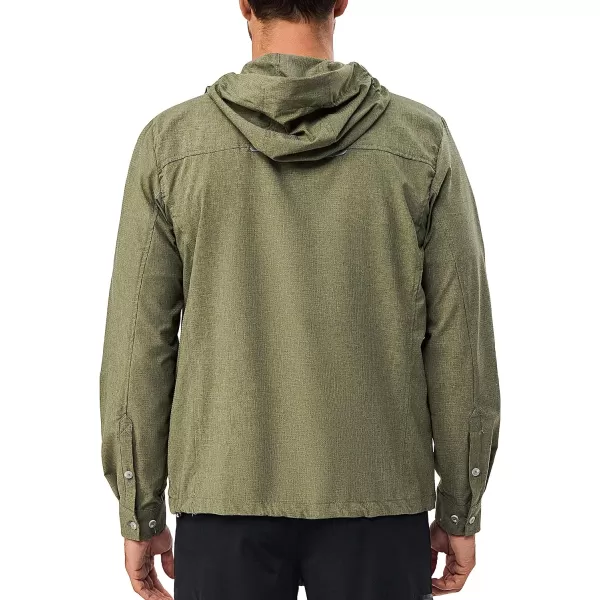 Little Donkey Andy Men's UPF 50+ Sun Protection Jacket Full Zip Lightweight Hoodie Summer Shirts for Hiking Fishing outdoor