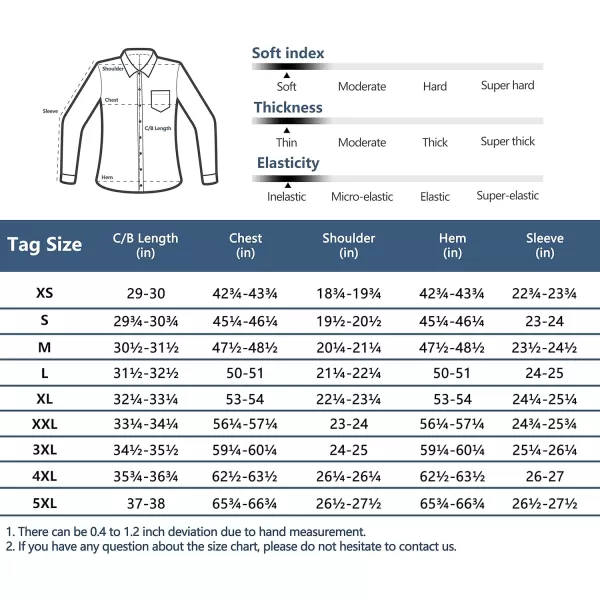 Little Donkey Andy Men's UPF 50+ UV Protection Shirt, Long Sleeve Fishing Hiking Shirt