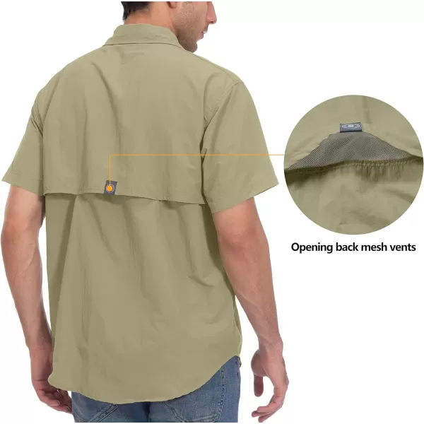 Little Donkey Andy Men's UPF 50+ UV Protection Shirt, Long Sleeve Fishing Shirt, Breathable and Fast Dry