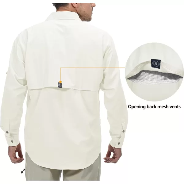 Little Donkey Andy Men's UPF 50+ UV Protection Shirt, Long Sleeve Fishing Shirt, Breathable and Fast Dry