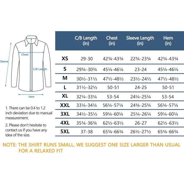 Little Donkey Andy Men's UPF 50+ UV Protection Shirt, Long Sleeve Fishing Shirt, Breathable and Fast Dry