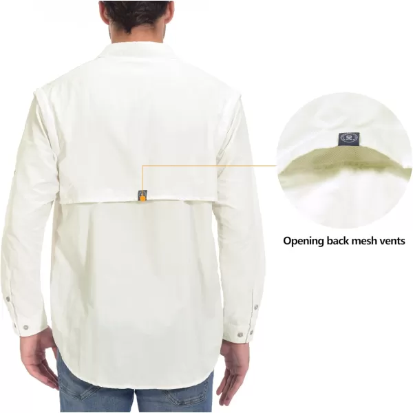Little Donkey Andy Men's UPF 50+ UV Protection Shirt, Long Sleeve Fishing Shirt, Breathable and Fast Dry