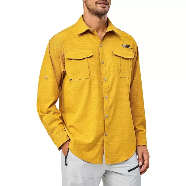 Little Donkey Andy Men's UPF 50+ UV Protection Shirt, Long Sleeve Fishing Shirt, Breathable and Fast Dry