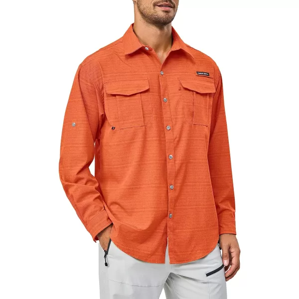 Little Donkey Andy Men's UPF 50+ UV Protection Shirt, Long Sleeve Fishing Shirt, Breathable and Fast Dry