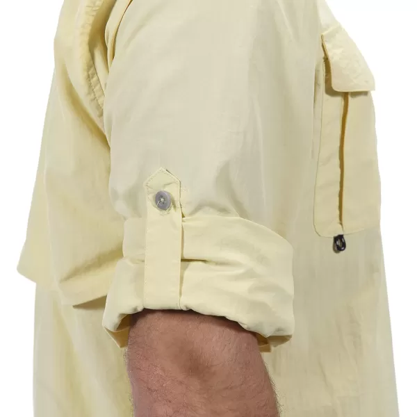 Little Donkey Andy Men's UPF 50+ UV Protection Shirt, Long Sleeve Fishing Shirt, Breathable and Fast Dry