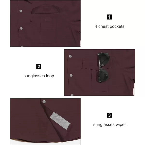 Little Donkey Andy Men's UPF 50+ UV Protection Shirt, Long Sleeve Fishing Shirt, Breathable and Fast Dry