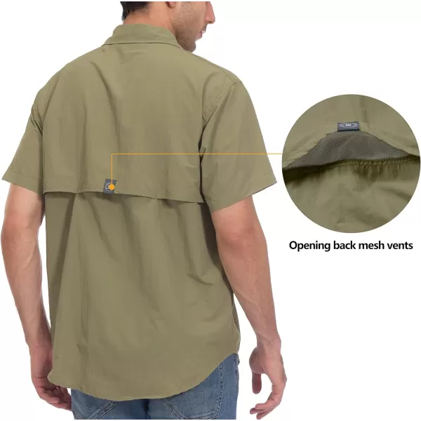 Little Donkey Andy Men's UPF 50+ UV Protection Shirt, Long Sleeve Fishing Shirt, Breathable and Fast Dry