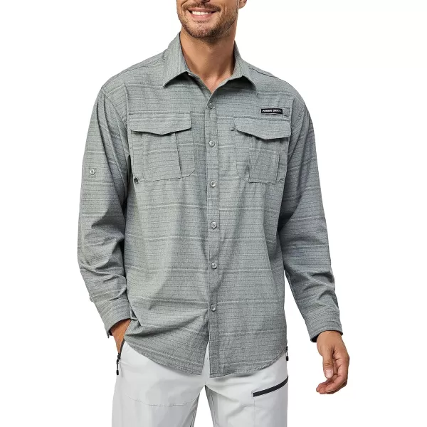 Little Donkey Andy Men's UPF 50+ UV Protection Shirt, Long Sleeve Fishing Shirt, Breathable and Fast Dry