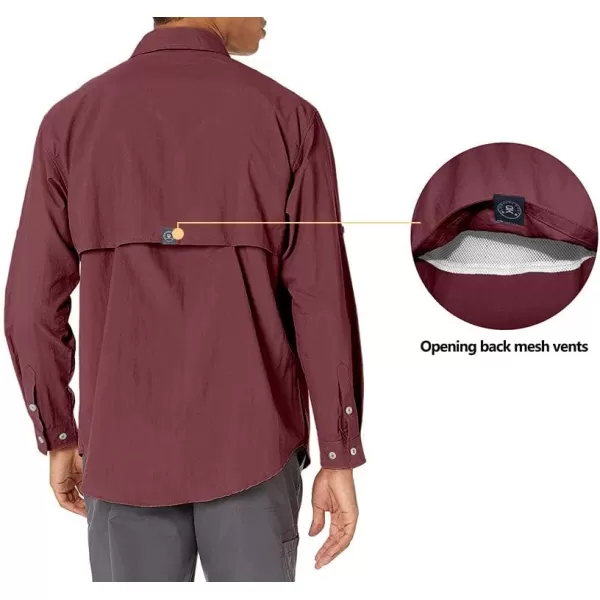 Little Donkey Andy Men's UPF 50+ UV Protection Shirt, Long Sleeve Fishing Shirt, Breathable and Fast Dry