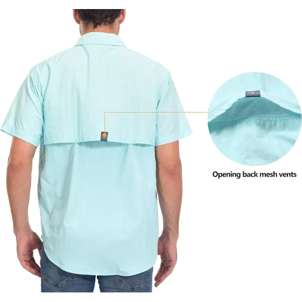 Little Donkey Andy Men's UPF 50+ UV Protection Shirt, Long Sleeve Fishing Shirt, Breathable and Fast Dry