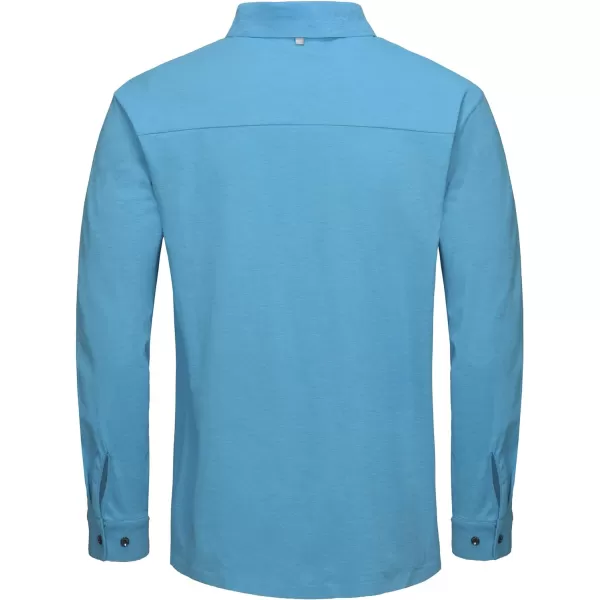 Little Donkey Andy Men's UPF 50+ UV Protection Shirts, Cooling Quick-Dry Performance Fishing Shirts for Outdoor