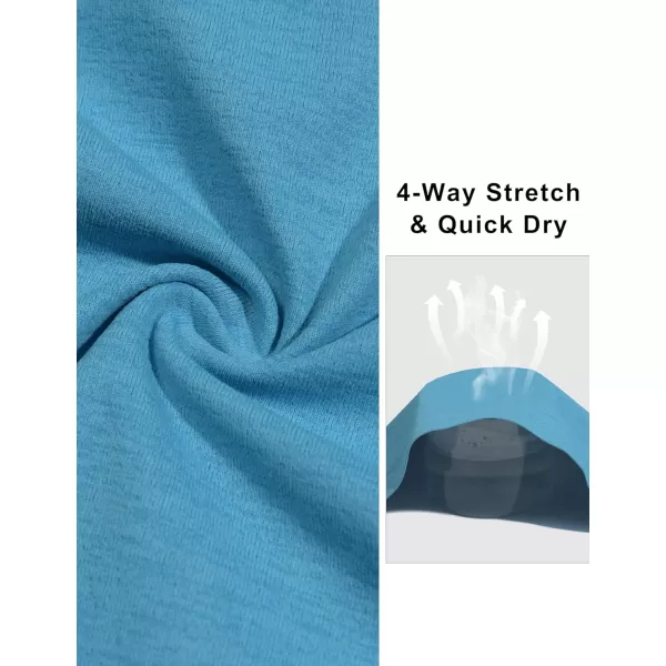 Little Donkey Andy Men's UPF 50+ UV Protection Shirts, Cooling Quick-Dry Performance Fishing Shirts for Outdoor