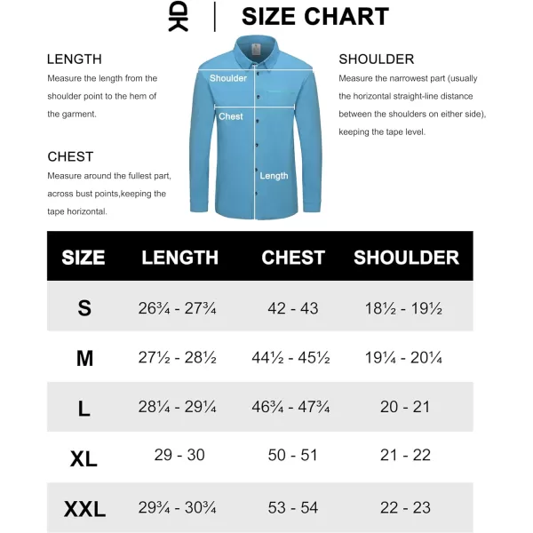 Little Donkey Andy Men's UPF 50+ UV Protection Shirts, Cooling Quick-Dry Performance Fishing Shirts for Outdoor