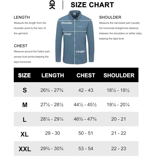 Little Donkey Andy Men's UPF 50+ UV Protection Shirts, Cooling Quick-Dry Performance Fishing Shirts for Outdoor