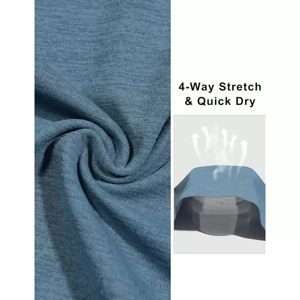 Little Donkey Andy Men's UPF 50+ UV Protection Shirts, Cooling Quick-Dry Performance Fishing Shirts for Outdoor