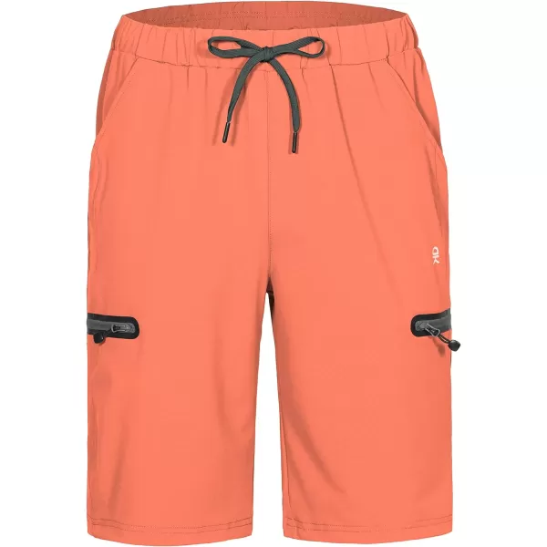 Little Donkey Andy Men’s Ultra-Stretch Quick Dry Lightweight Bermuda Shorts Drawstring Zipper Pocket Hiking Travel Golf