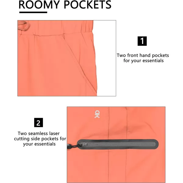 Little Donkey Andy Men’s Ultra-Stretch Quick Dry Lightweight Bermuda Shorts Drawstring Zipper Pocket Hiking Travel Golf