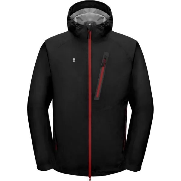 Little Donkey Andy Men's Waterproof Rain Jacket Outdoor Lightweight Rain Shell Coat for Hiking,Golf,Travel