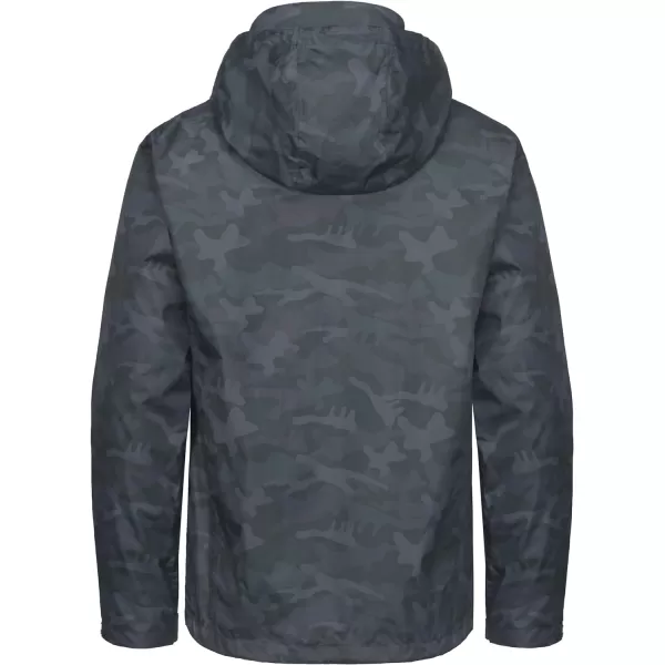 Little Donkey Andy Men's Waterproof Rain Jacket Outdoor Lightweight Rain Shell Coat for Hiking,Golf,Travel