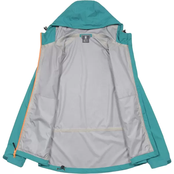 Little Donkey Andy Men's Waterproof Rain Jacket Outdoor Lightweight Rain Shell Coat for Hiking,Golf,Travel
