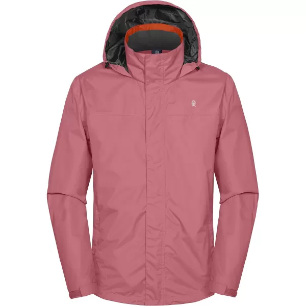 Little Donkey Andy Men's Waterproof Rain Jacket Outdoor Lightweight Rain Shell Coat for Hiking,Golf,Travel